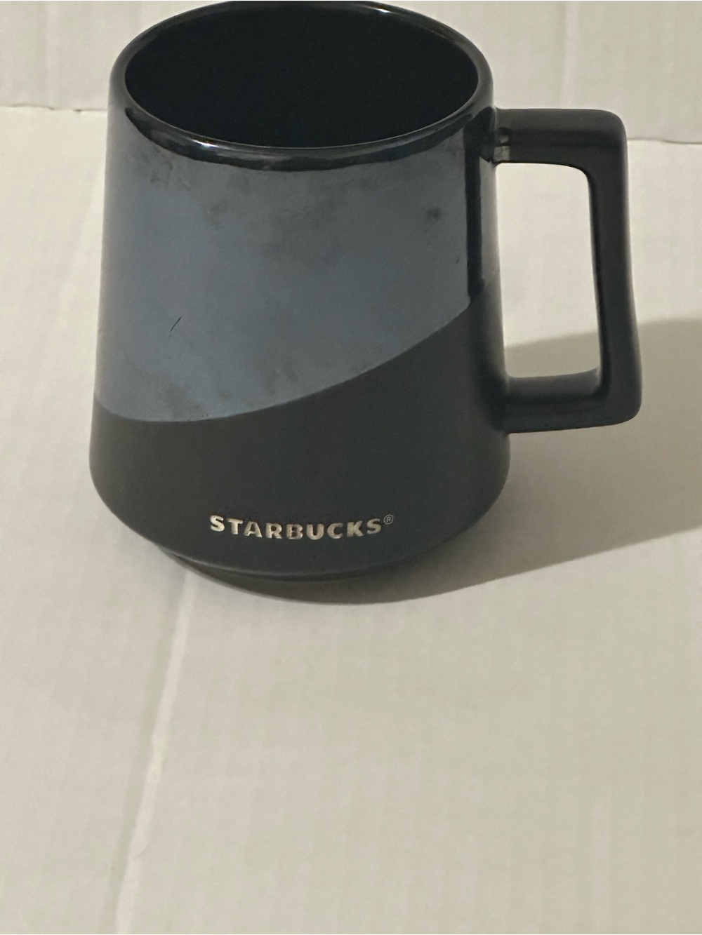 Black Starbucks mug